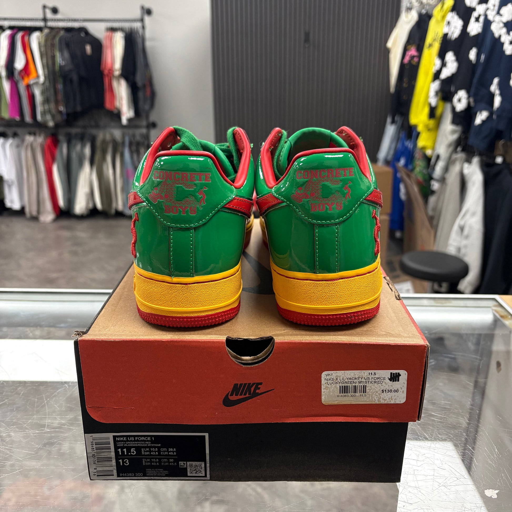 Nike Air Force 1 Low Lil Yachty Concrete Boys Lucky Green