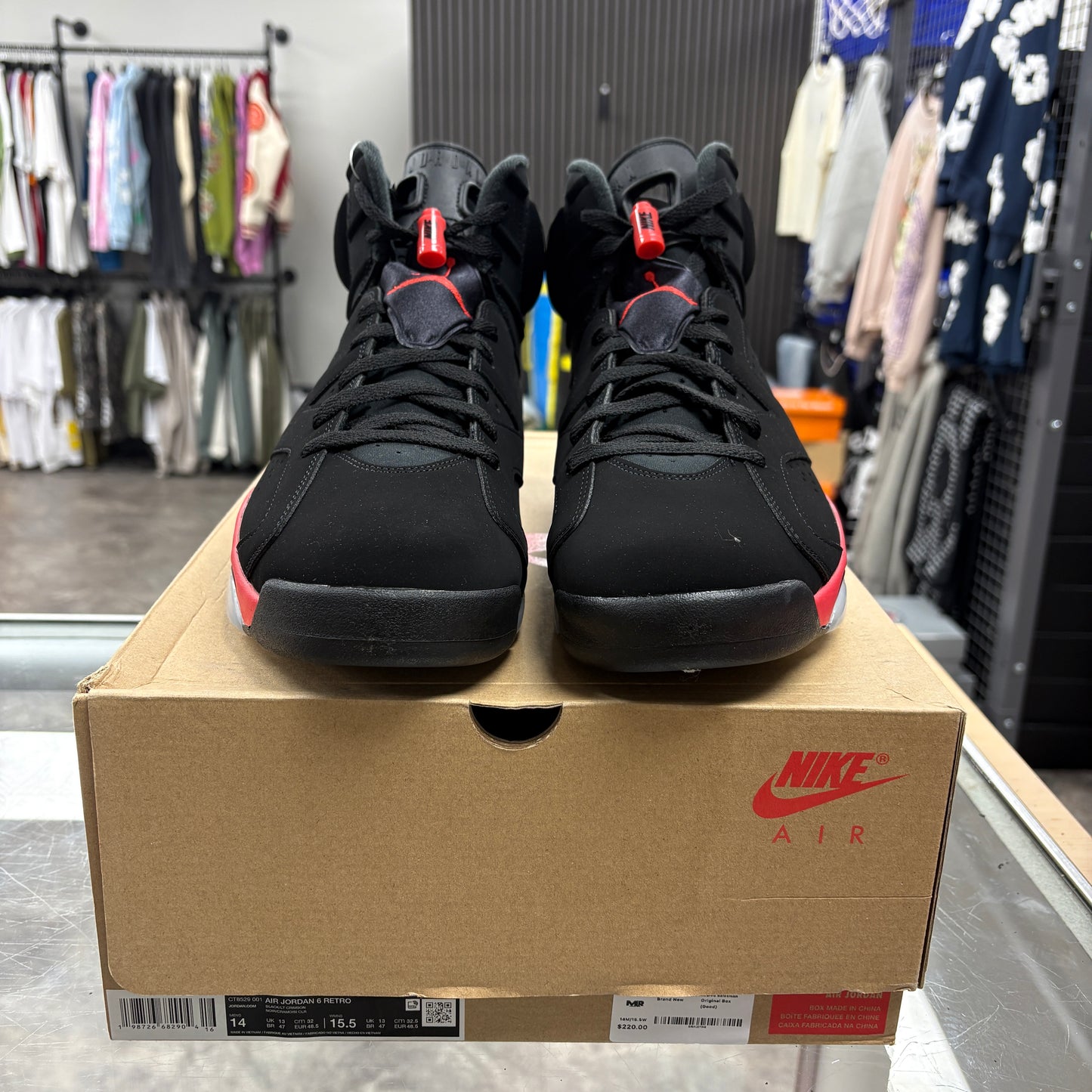 Jordan 6 Retro Infrared Salesman