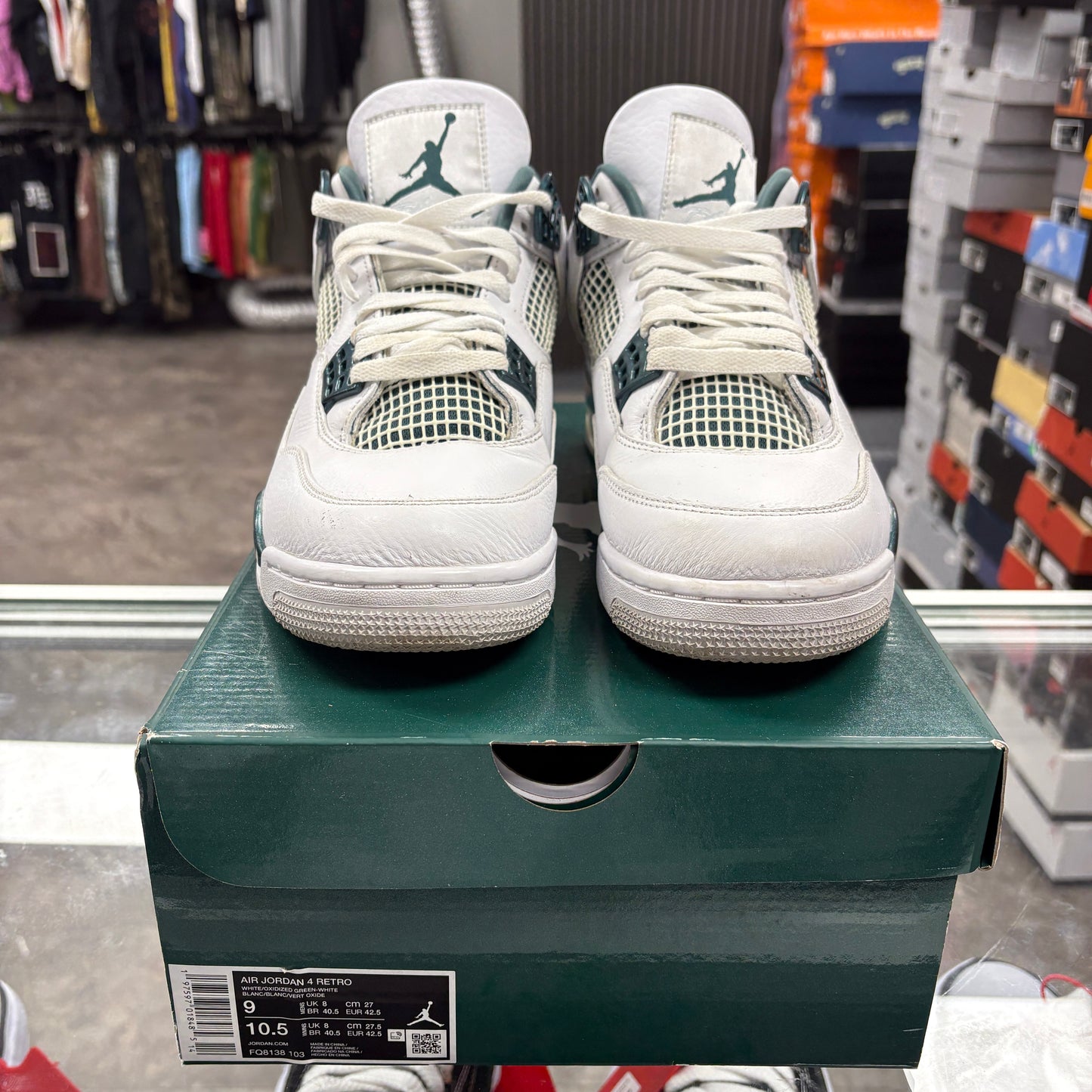 Jordan 4 Retro Oxidized Green