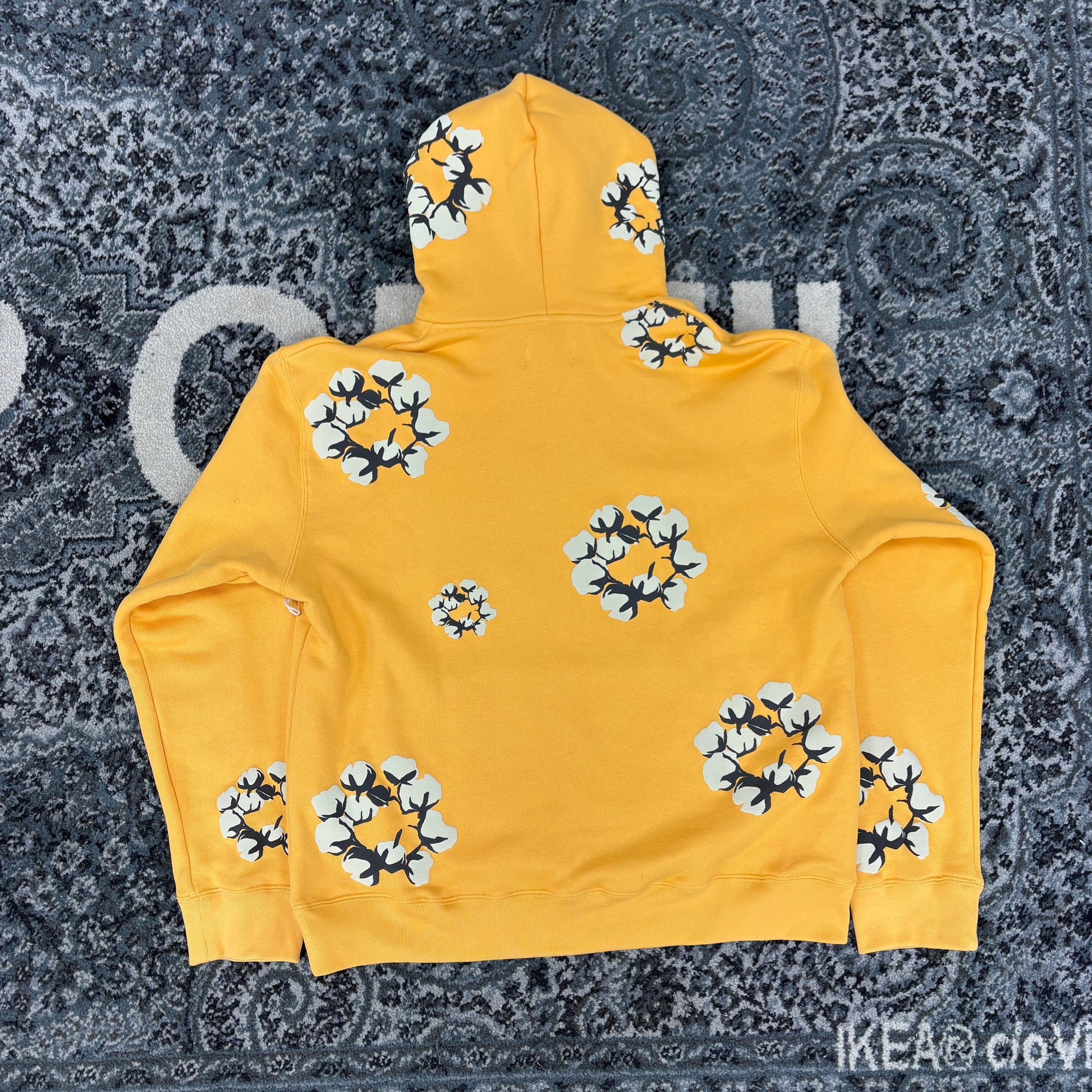 Denim Tears x CPFM Cactus Tears Wreath Hoodie Yellow