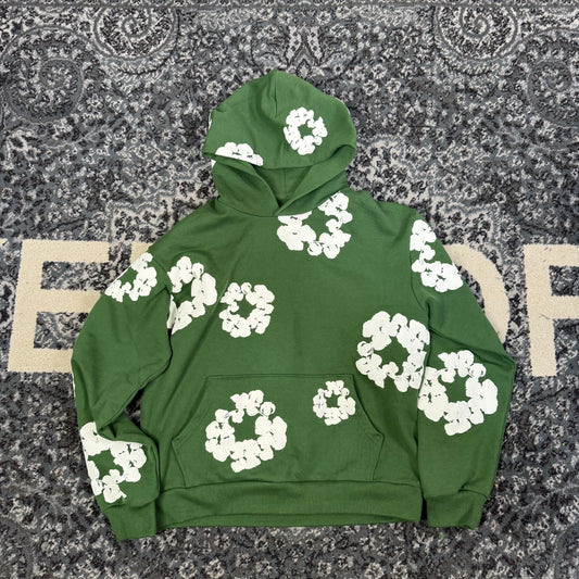 Denim Tears Wreath Hoodie Green