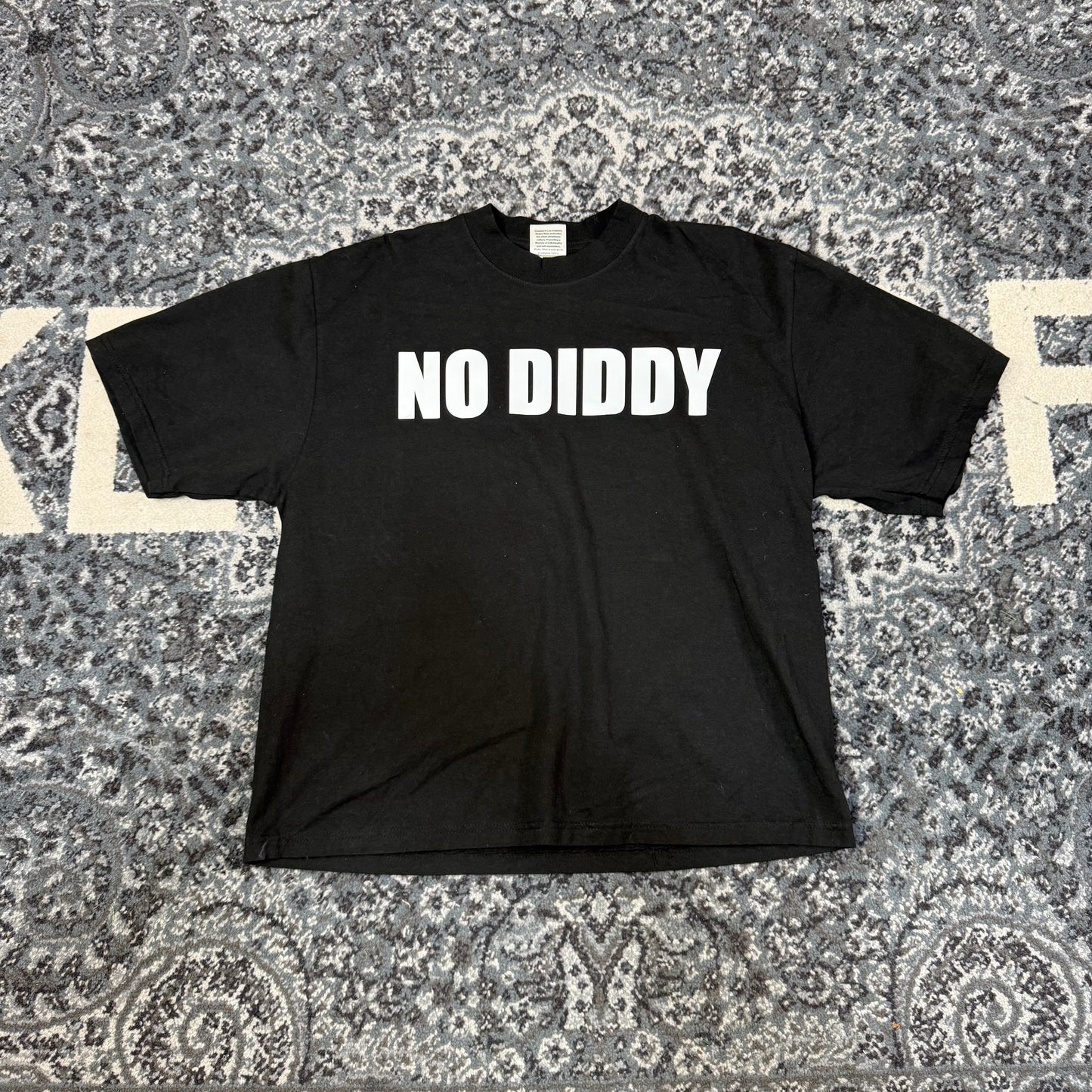 No Diddy Tee Black