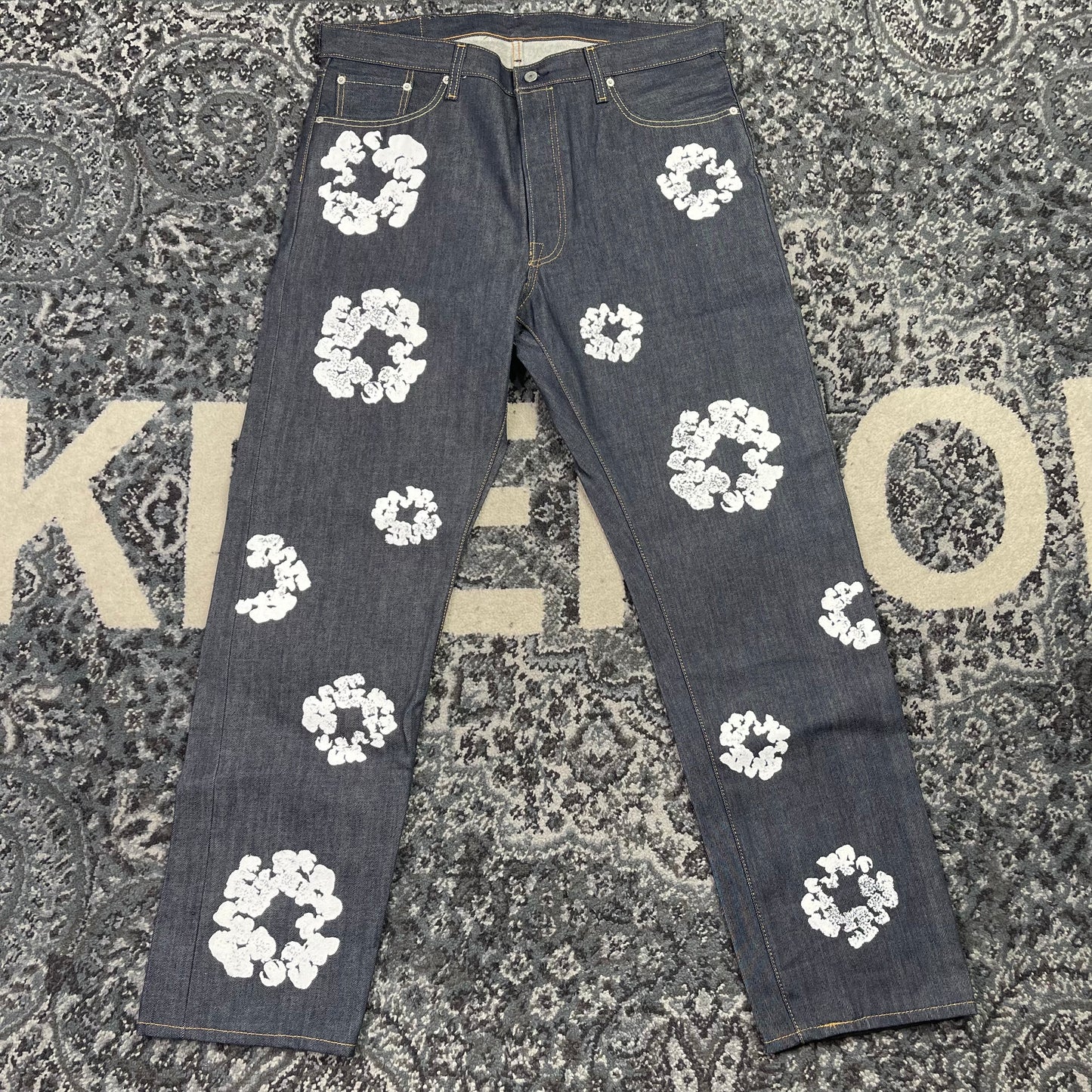 DENIM TEARS JEANS DARK WASH