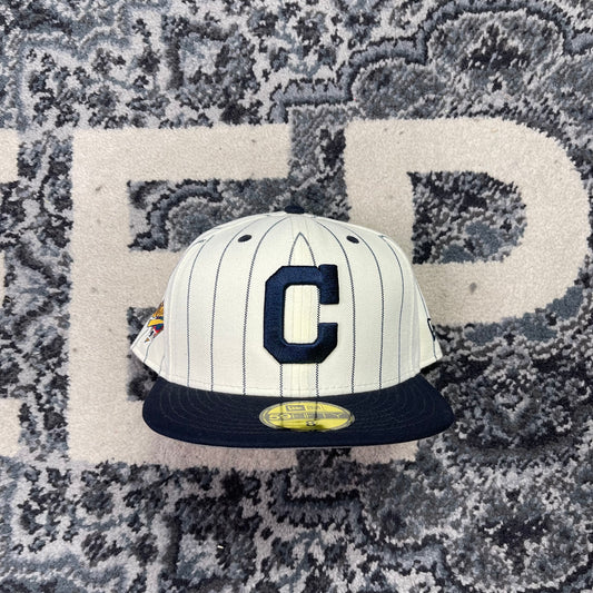 NEW ERA CLEVELAND PINSTRIPE FITTED