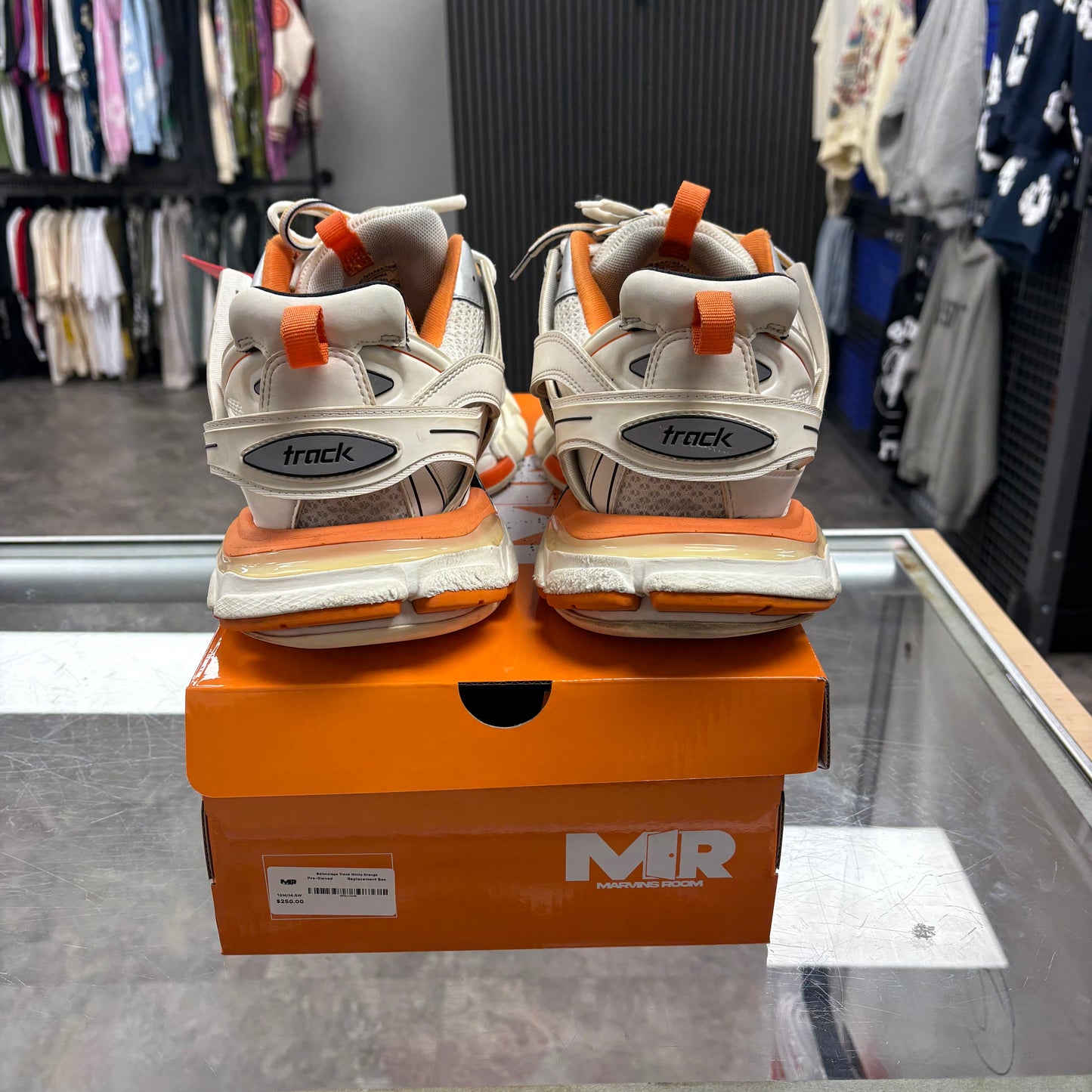 Balenciaga Track White Orange