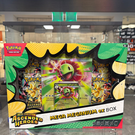 2026 Pokemon Mega Evolution Ascended Heroes Mega Meganium ex Box
