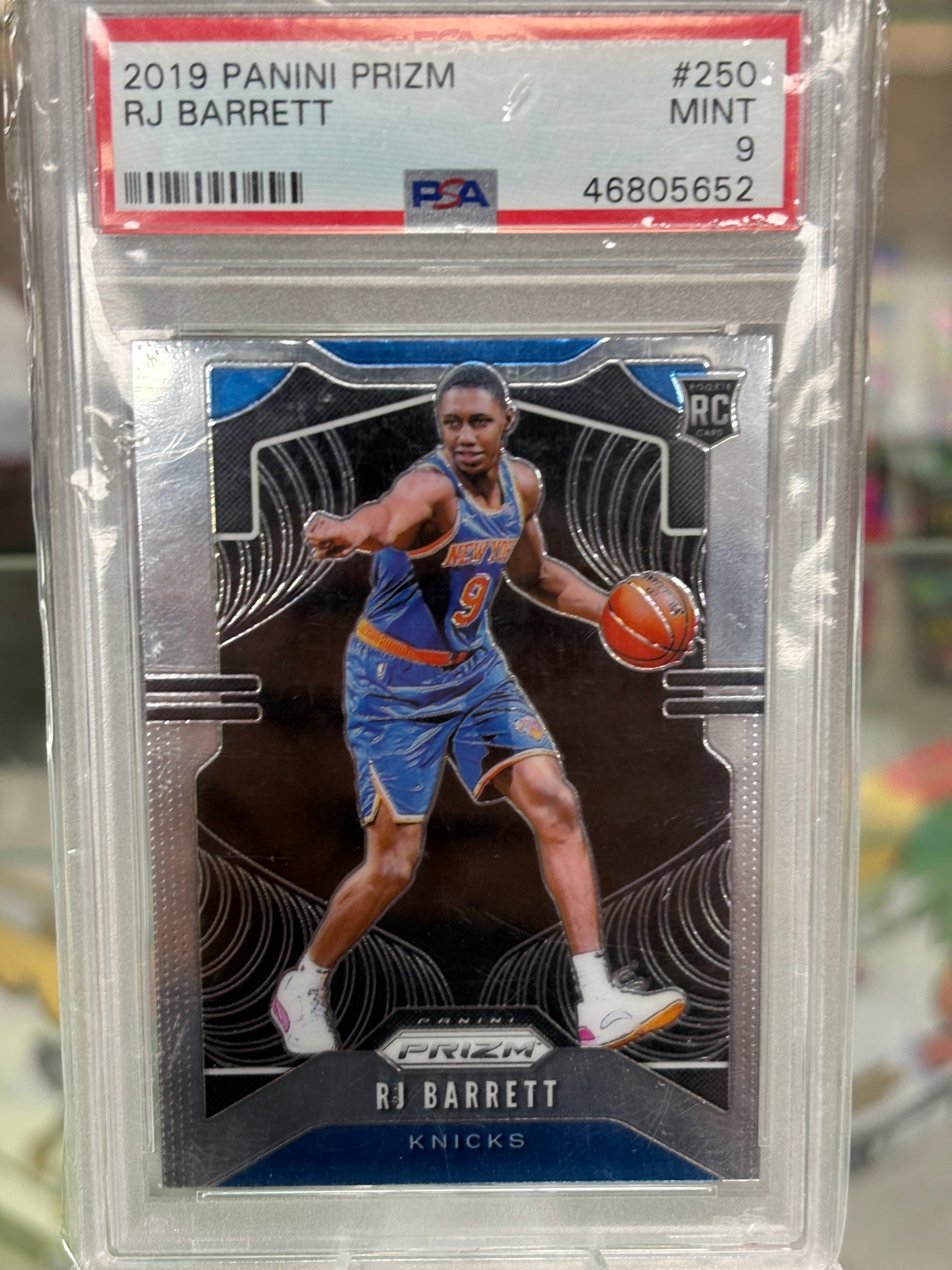 PANINI RJ Barrett RC Psa 9 Mint
