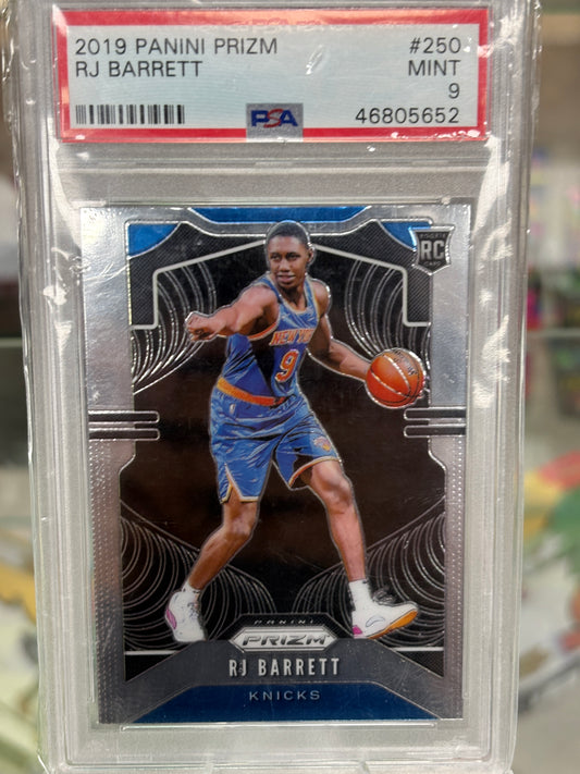PANINI RJ Barrett RC Psa 9 Mint