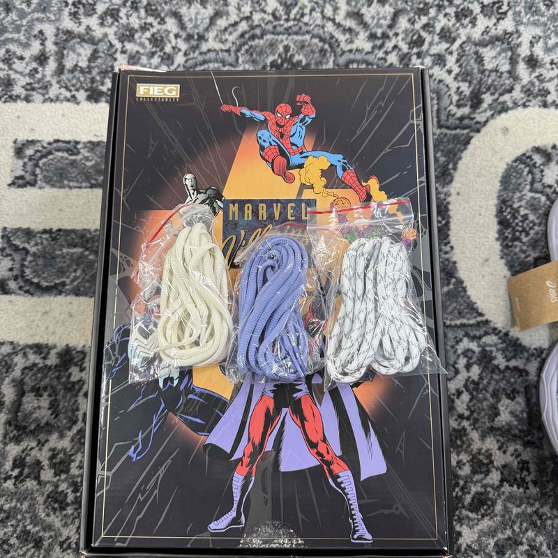 ASICS Gel-Kayano 14 Kith Marvel Villains Silver Surfer Opened Box (Comic Not Included)