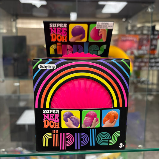 NeeDoh Super Ripples Fidget Ball Pink