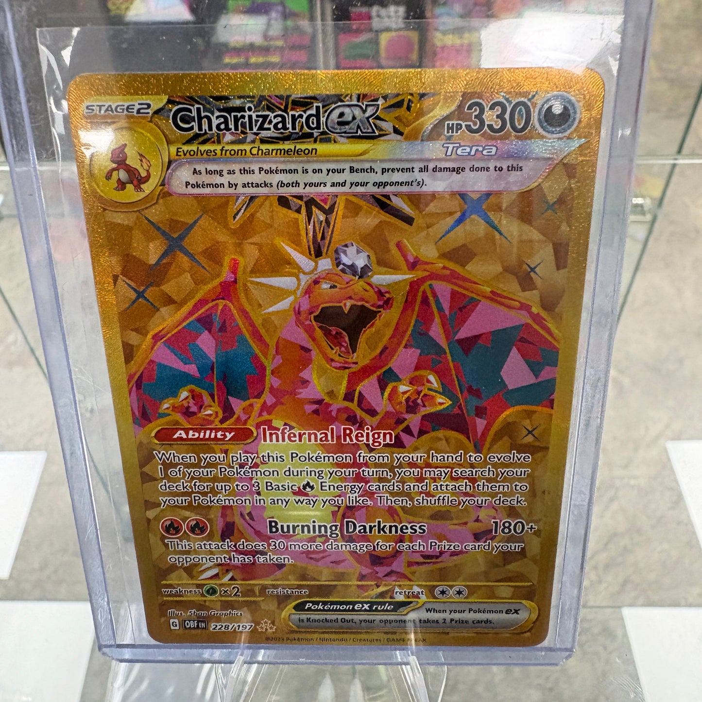 Charizard EX Obsidian Flames Hyper Rare 228/197