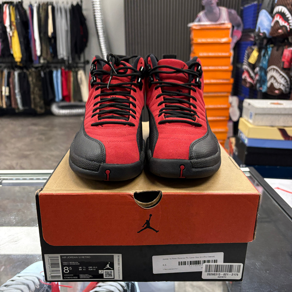 Jordan 12 Retro Reverse Flu Game