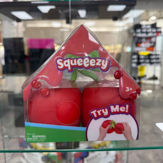 Sunny Days Entertainment Squeezy Cherry Sensory Fidget Toy