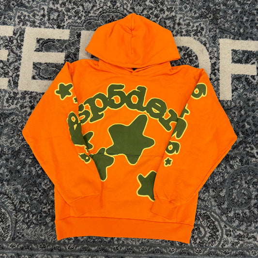 Sp5der Beluga Hoodie Orange