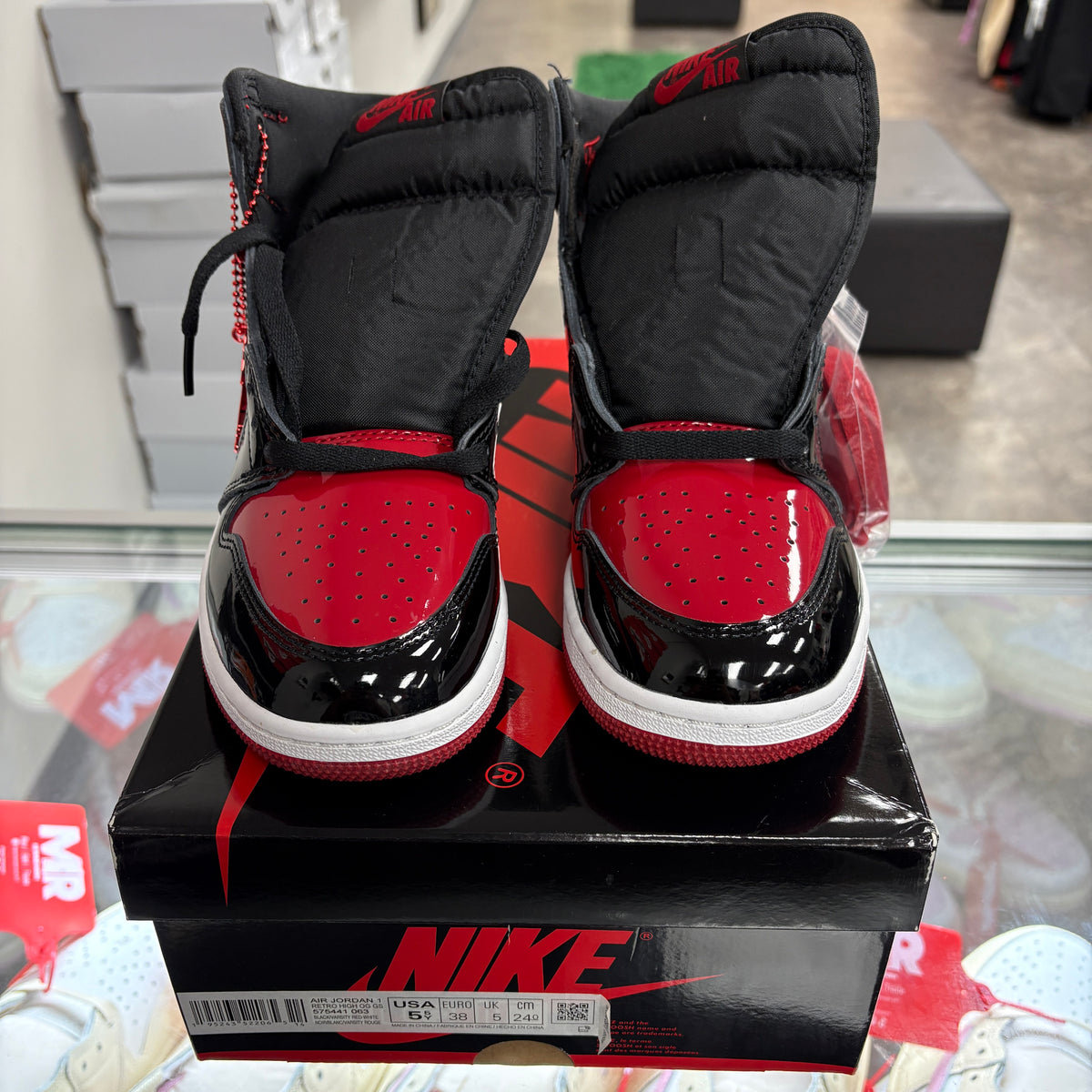 Jordan 1 Retro High OG Patent Bred (GS)