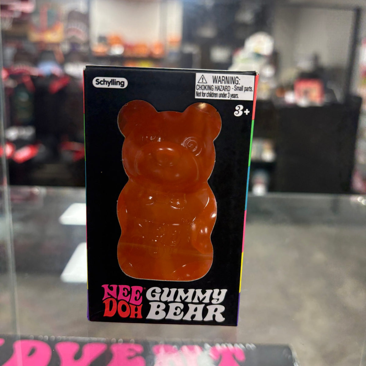 NeeDoh Gummy Bear Squishy Fidget Toy Orange
