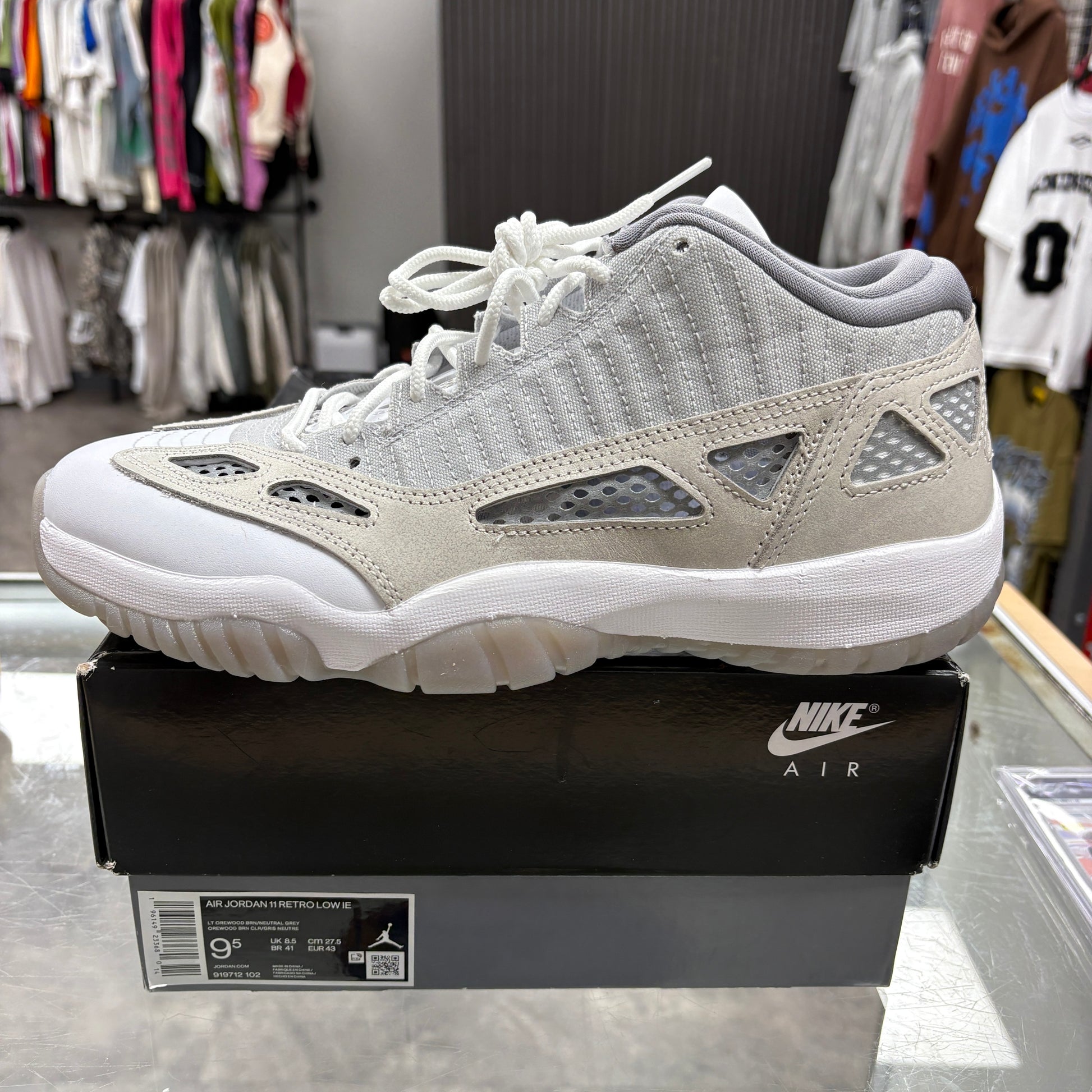 Jordan 11 Retro Low IE Light Orewood Brown