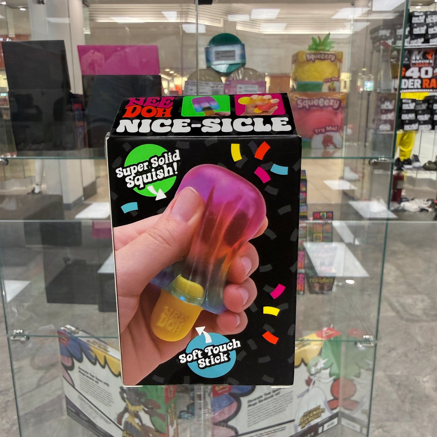 NeeDoh Nice-sicle Popsicle Squishy Fidget Toy Red