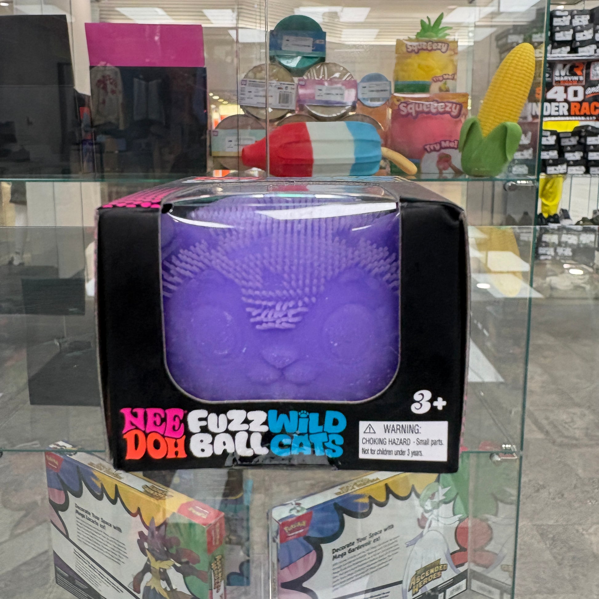 NeeDoh Fuzzball Wild Cats Purple