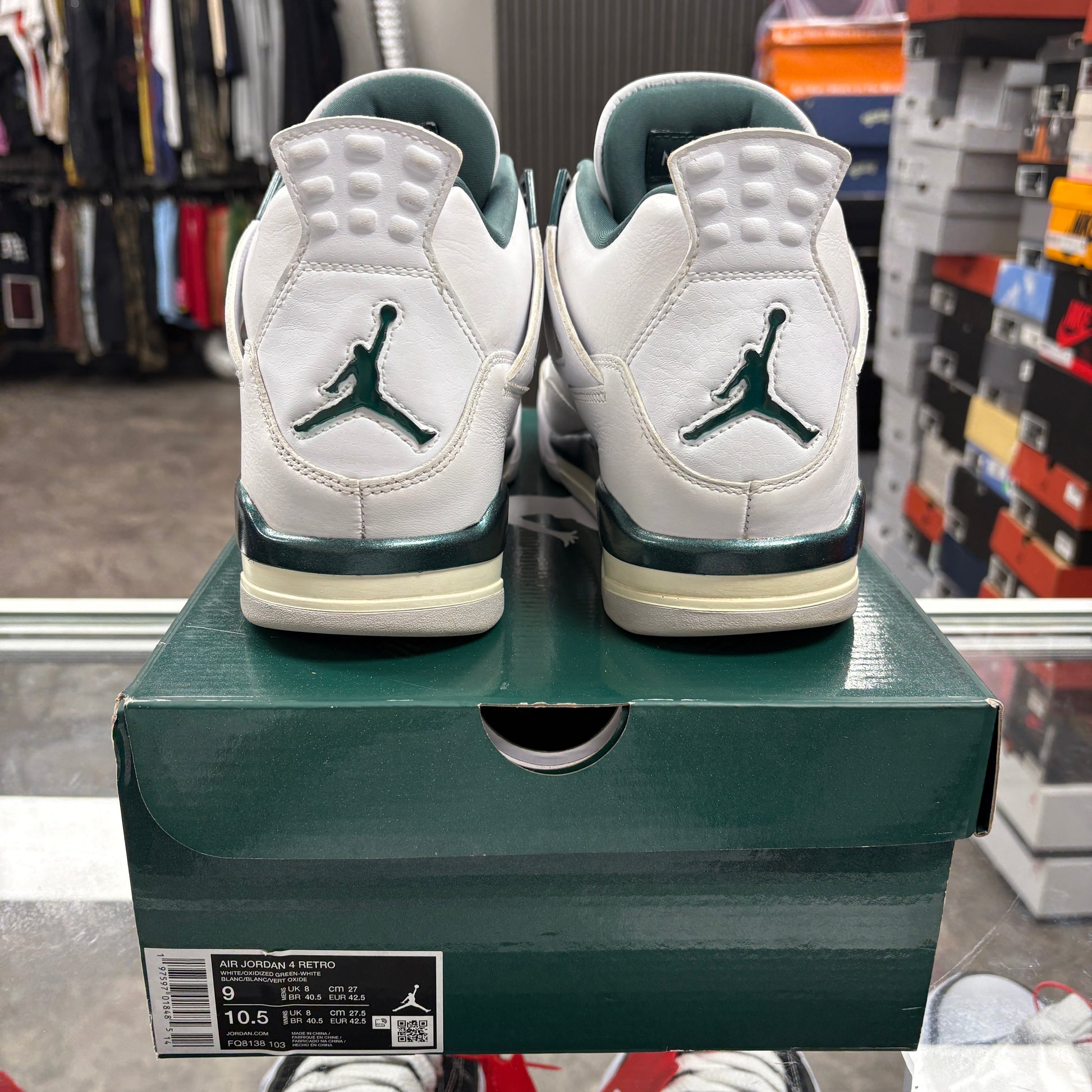 Jordan 4 Retro Oxidized Green