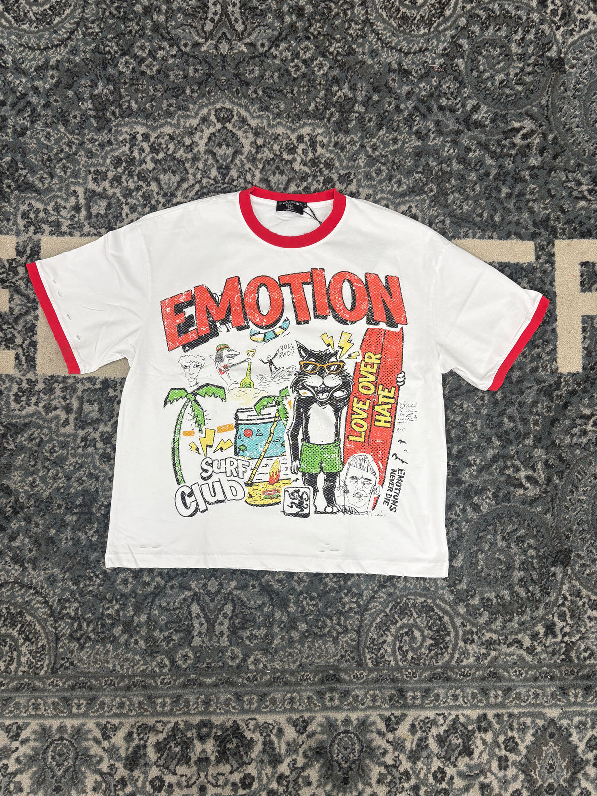 Mixed Emotions Surf Club Tee White