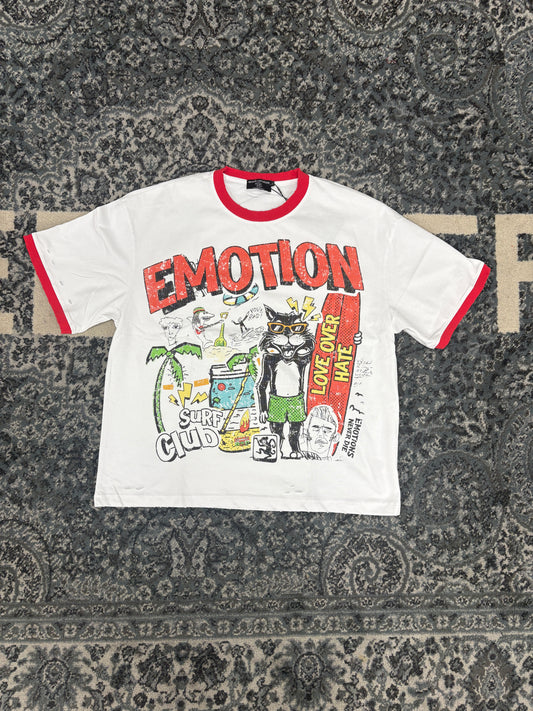 Mixed Emotions Surf Club Tee White