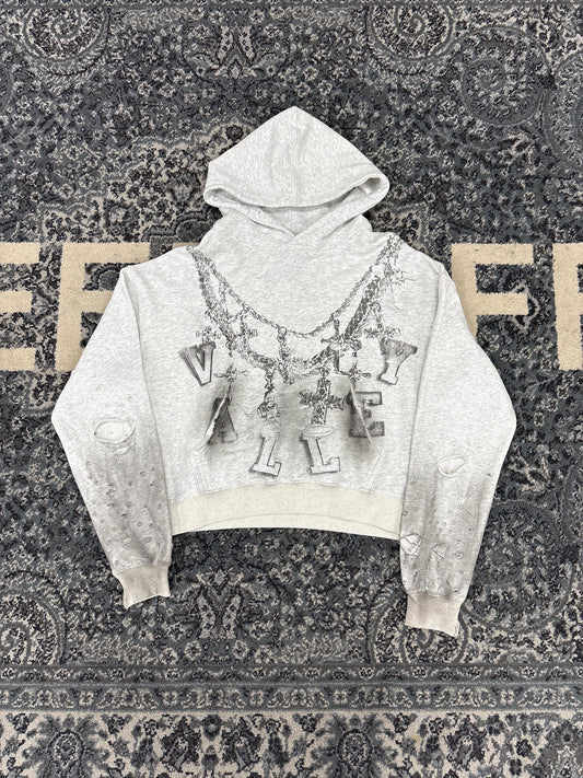 Vale Big Chain Hoodie (White)