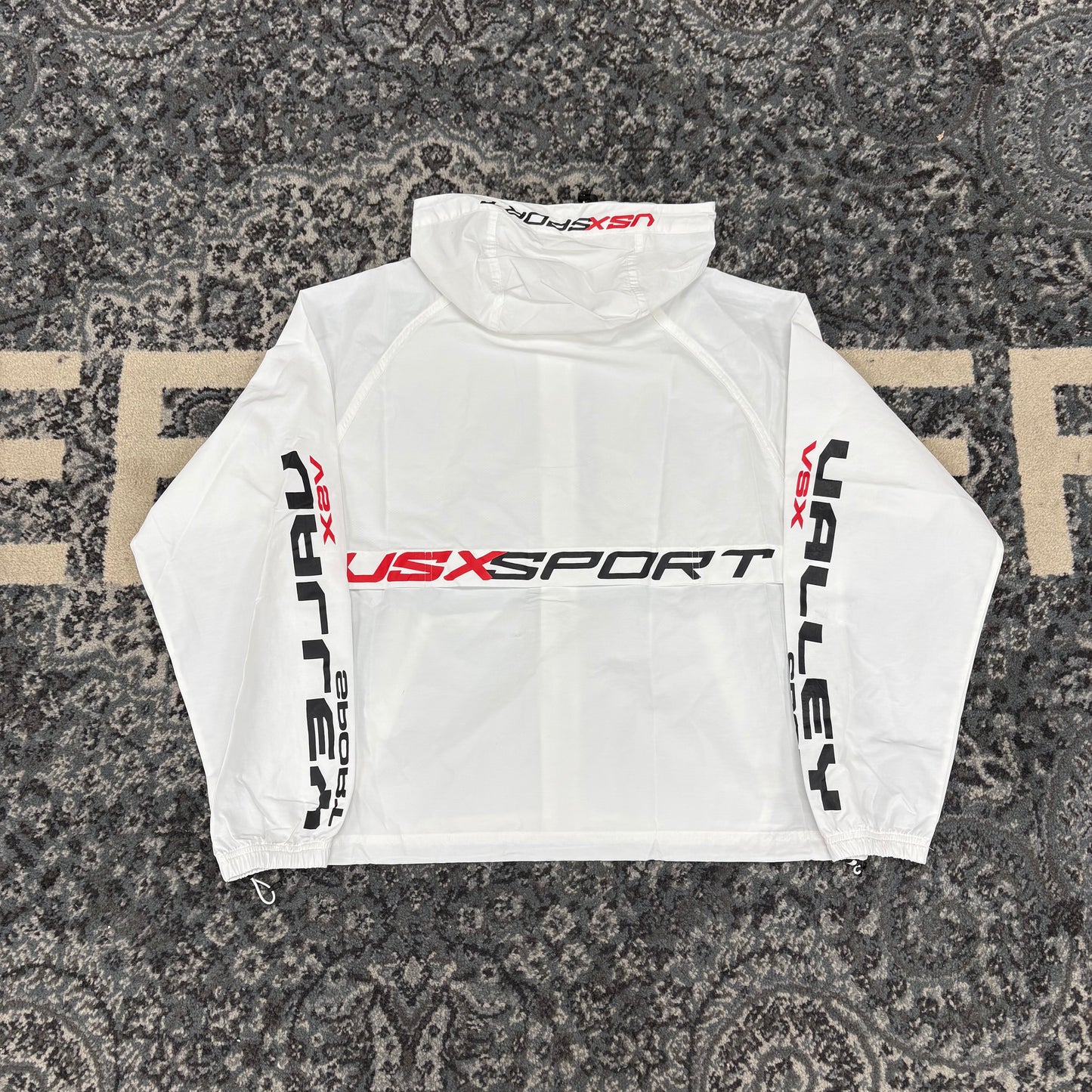 Vale Sport Nylon Rainstorm Jacket (White)