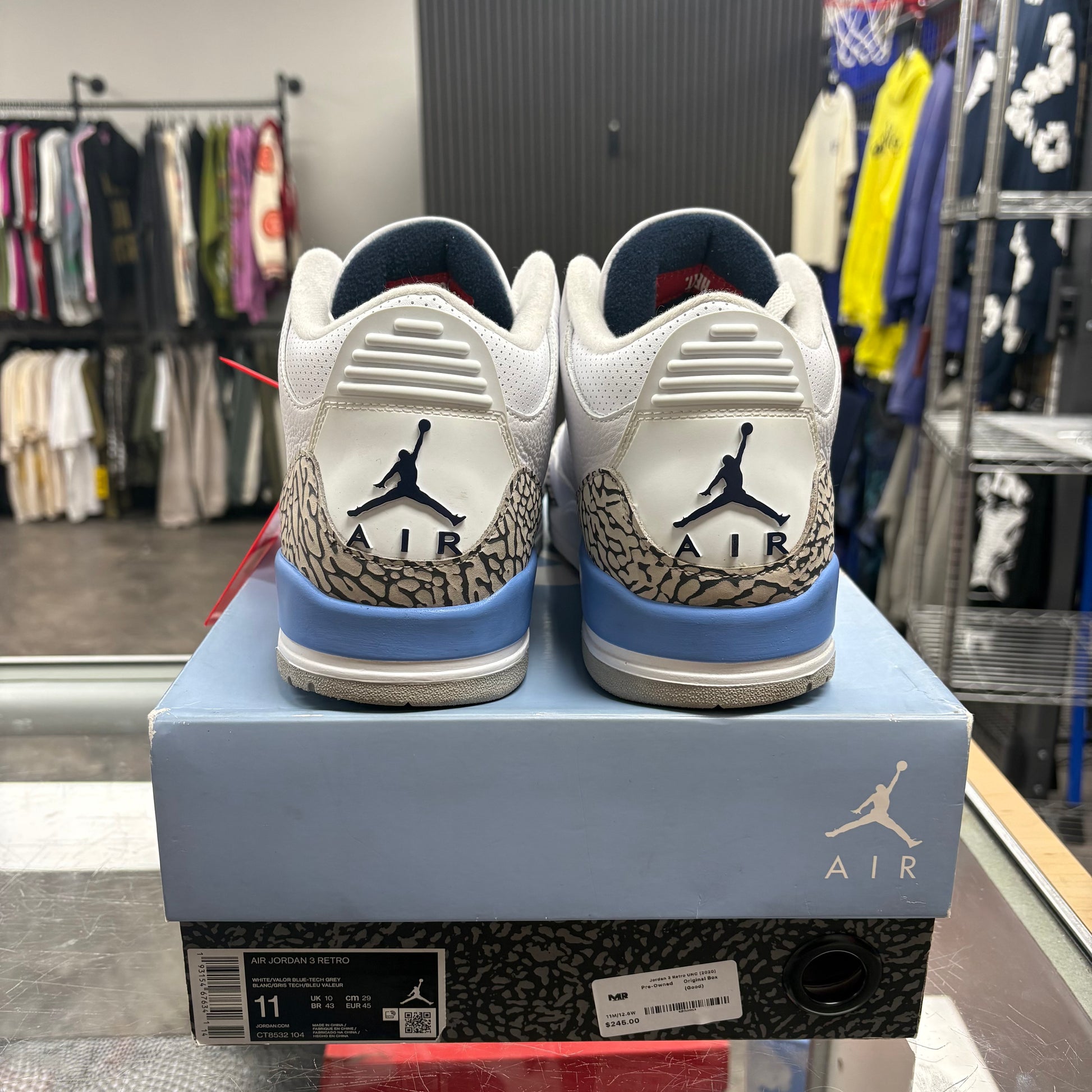 Jordan 3 Retro UNC (2020)