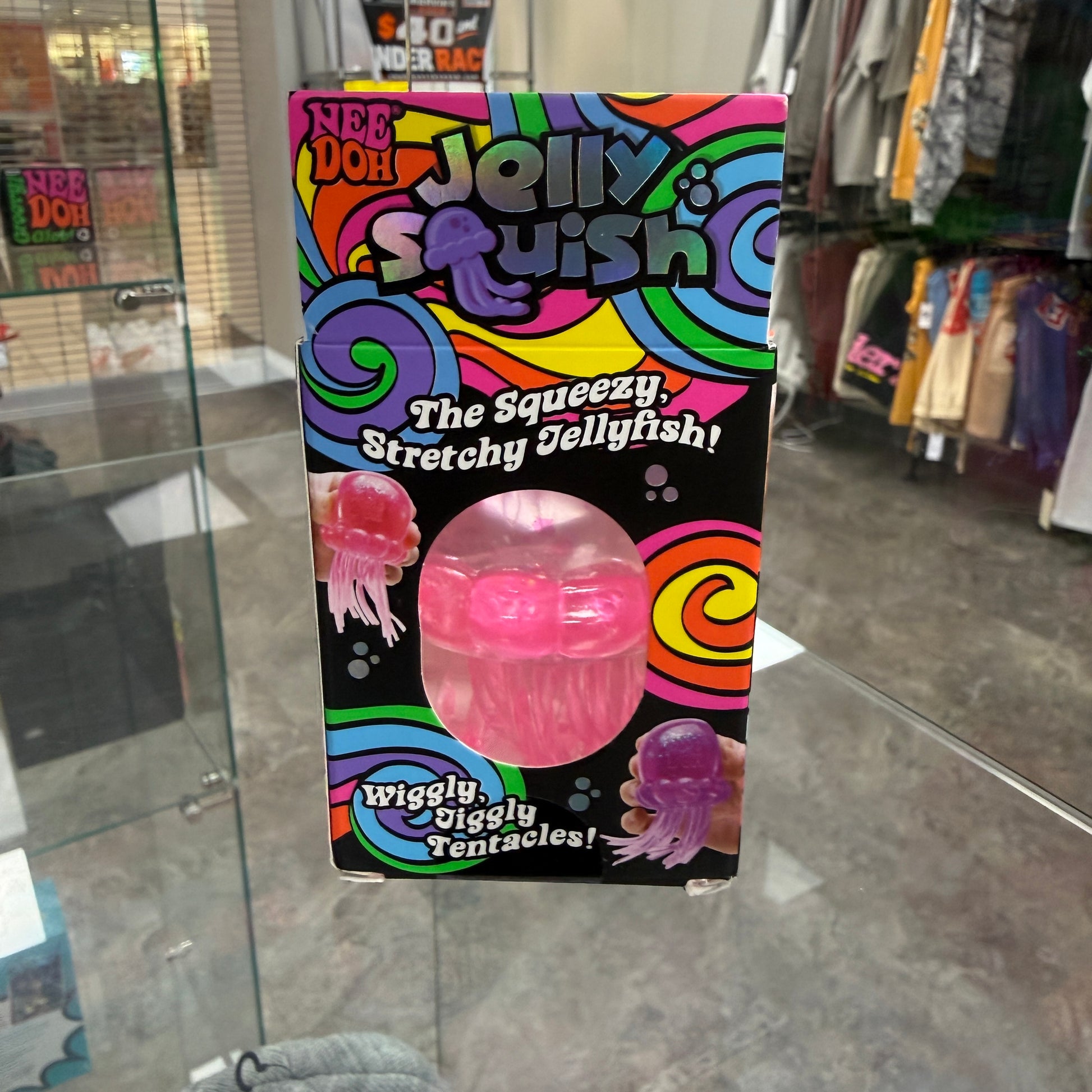 NeeDoh JellySquish Squishy Fidget Toy Pink