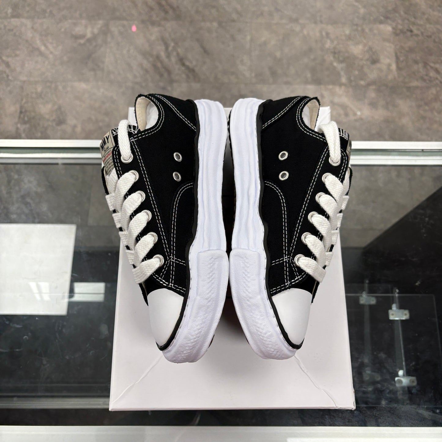 Maison Mihara Yasuhiro Peterson OG Sole Canvas Low Black