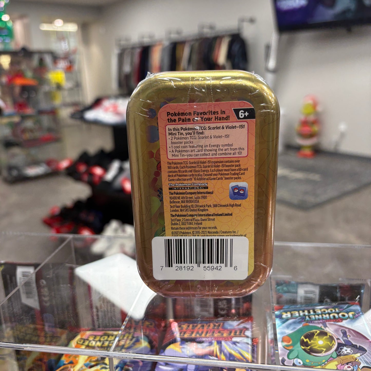 Pokémon Scarlet & Violet 151 Mini Tin Gengar & Poliwag