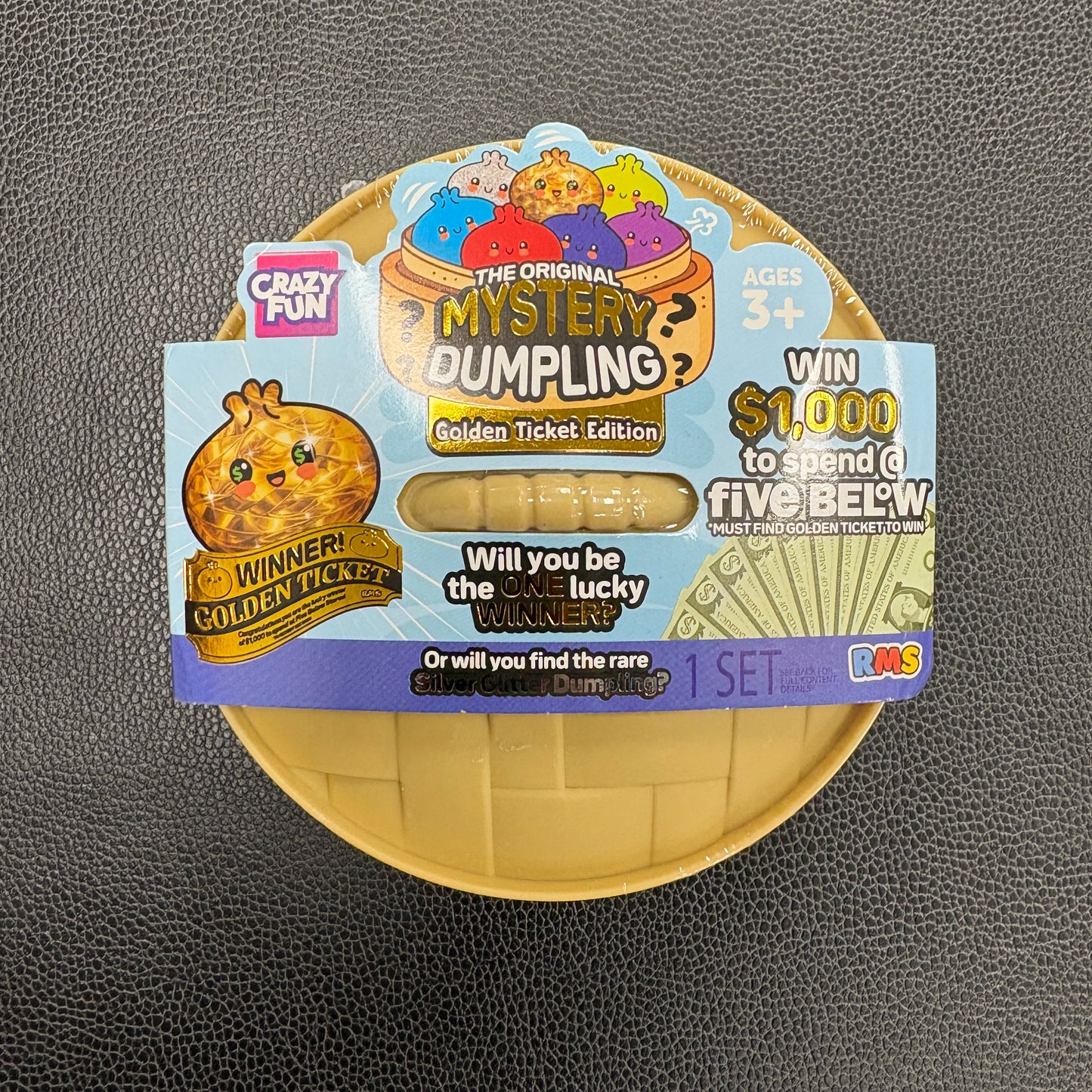 Squishy Bun The Original Mystery Dumpling (Golden Ticket Edition) (Five Below Exclusive) Blind Box