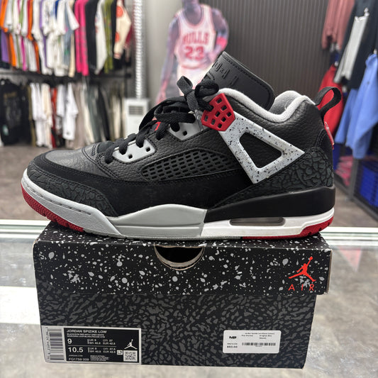 Jordan Spizike Low Black Cement
