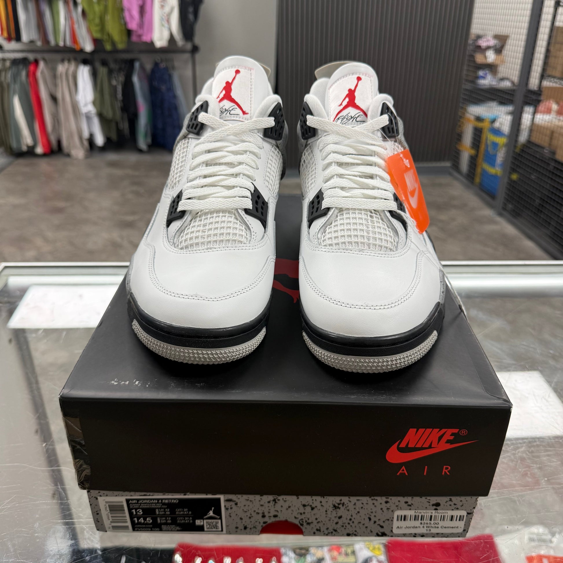 Jordan 4 Retro White Cement (2025)