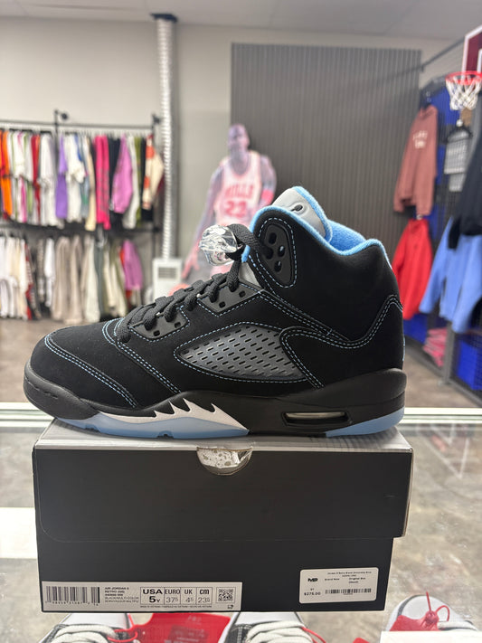 Jordan 5 Retro Black University Blue (2026) (GS)