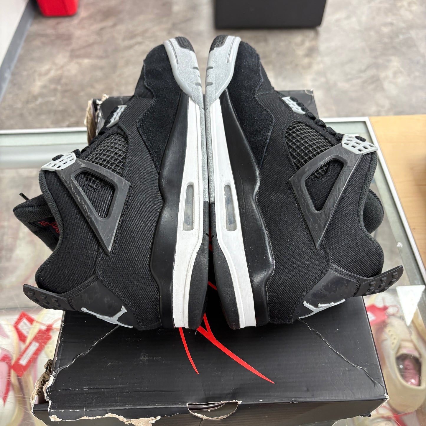 Jordan 4 Retro SE Black Canvas