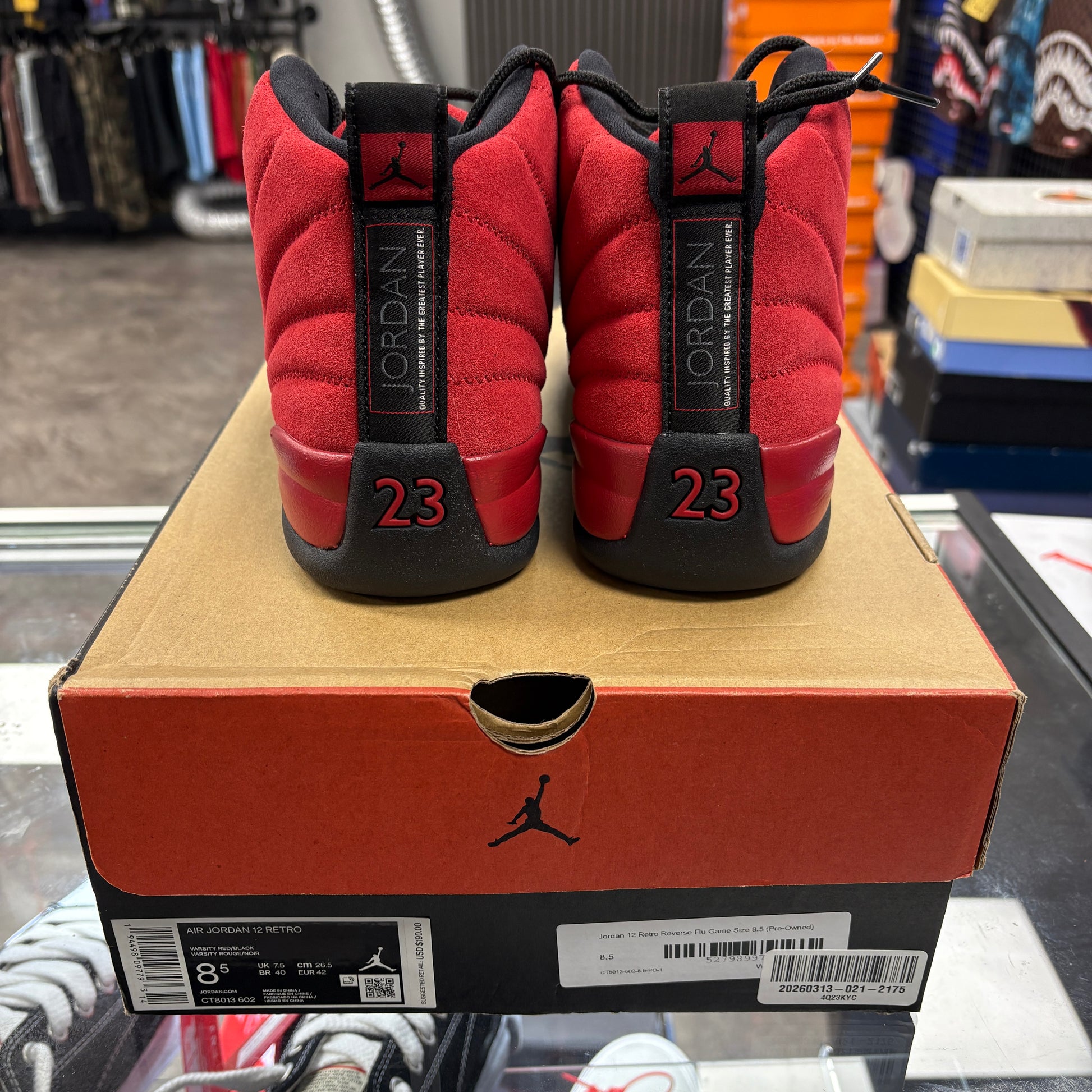 Jordan 12 Retro Reverse Flu Game