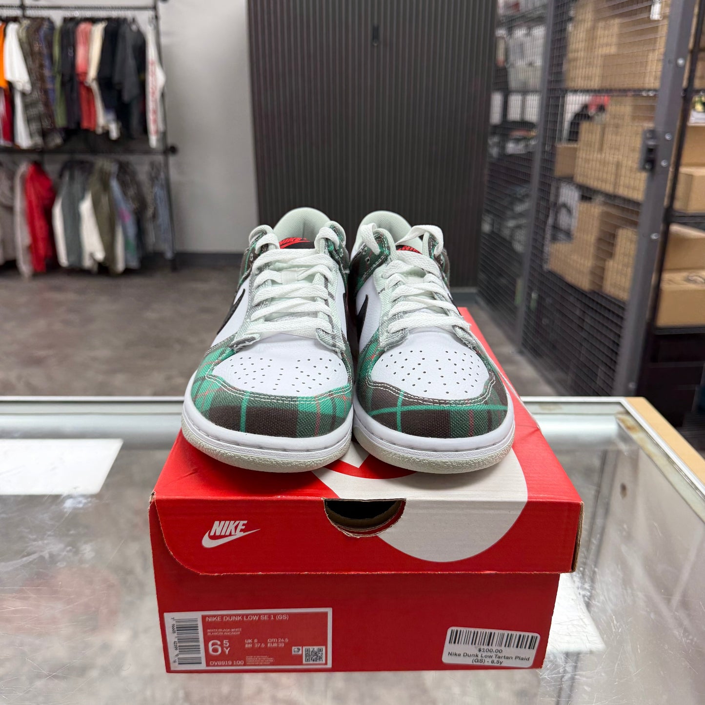 Nike Dunk Low Tartan Plaid (GS)