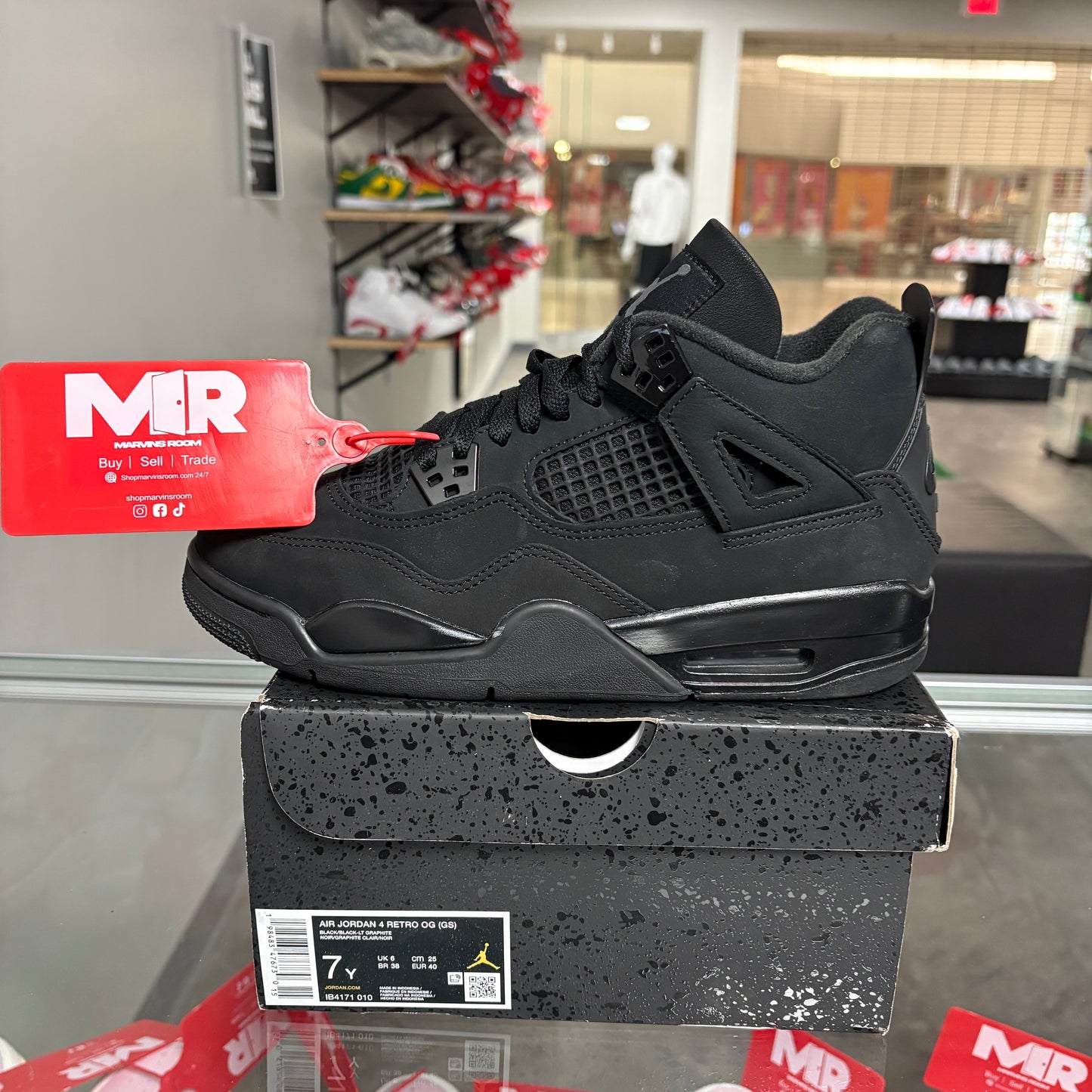 Jordan 4 Retro Black Cat (2025) (GS)