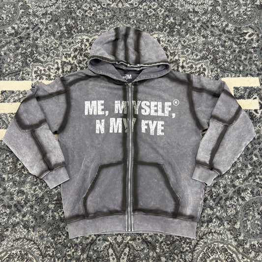 Me Myself N My Fye Zip-Up (Grey)