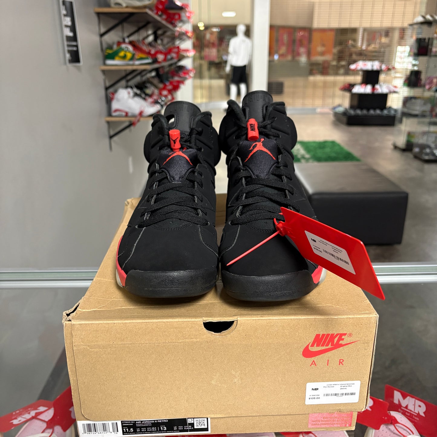 Jordan 6 Retro Infrared Salesman