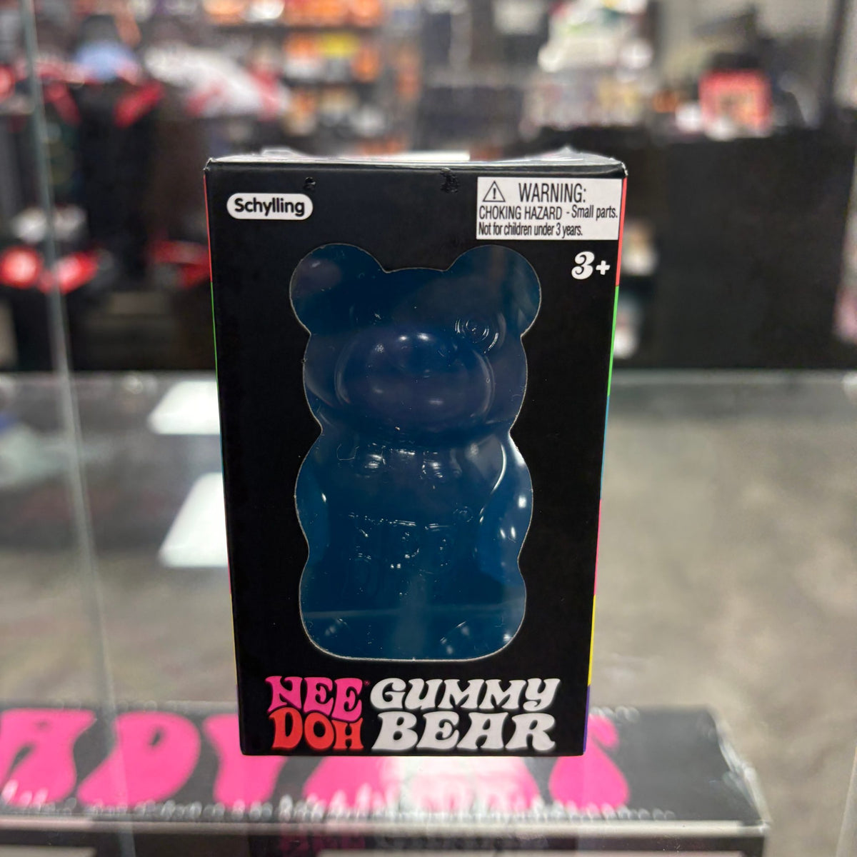 NeeDoh Gummy Bear Squishy Fidget Toy Blue