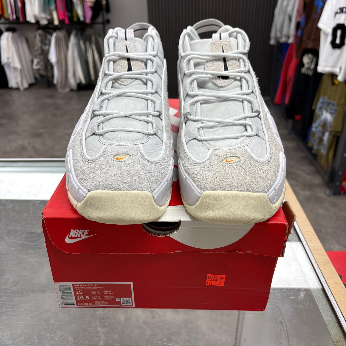 Nike Air Max Penny 1 PRM Photon Dust Summit White