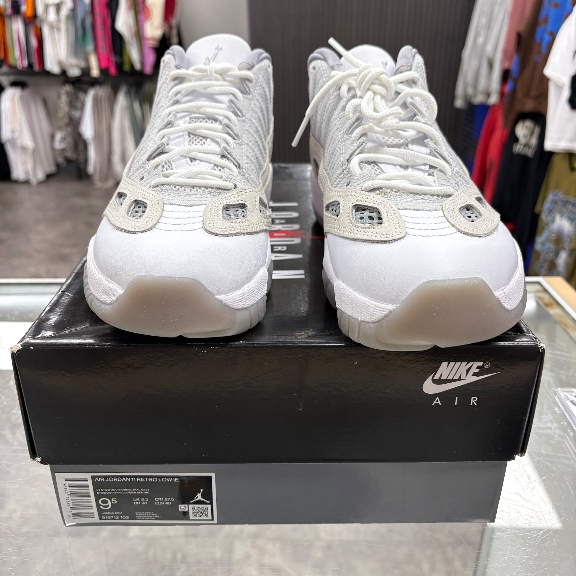 Jordan 11 Retro Low IE Light Orewood Brown