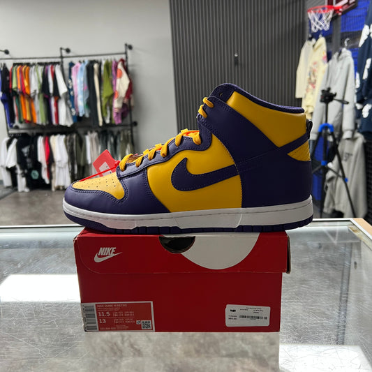 Nike Dunk High Lakers