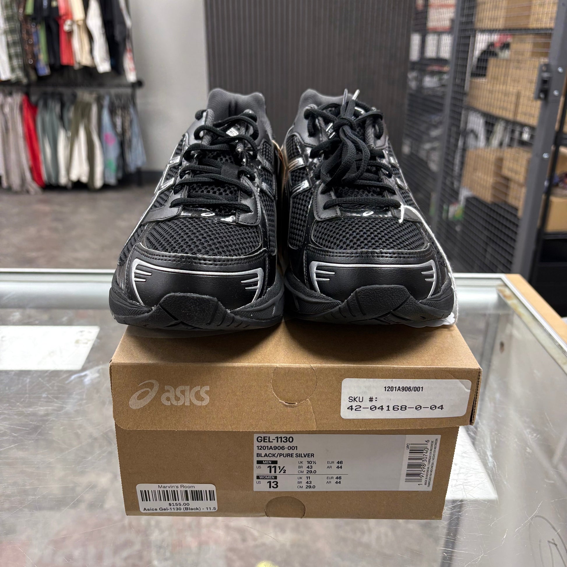 ASICS Gel-1130 Black Pure Silver