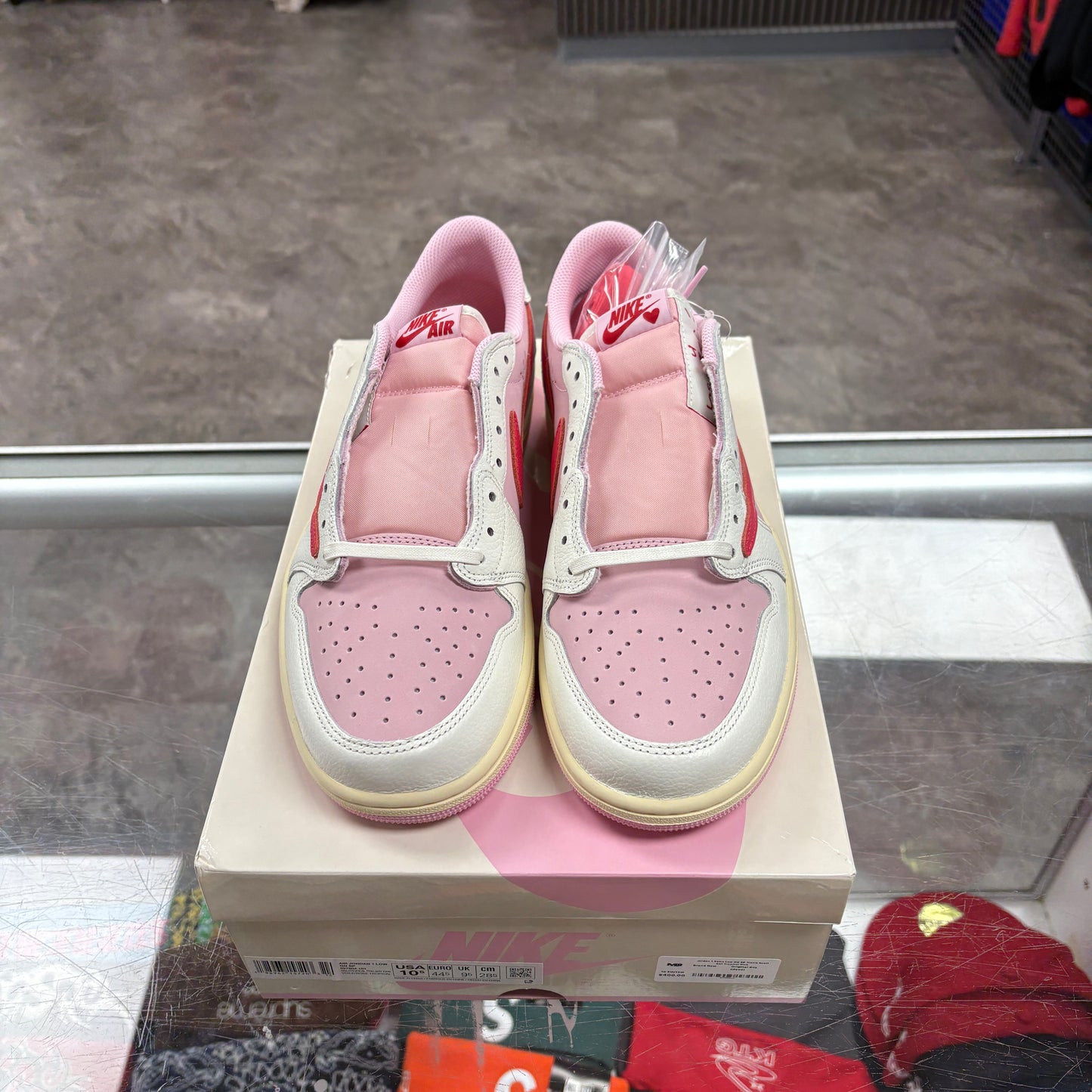 Jordan 1 Retro Low OG SP Travis Scott Sail Tropical Pink