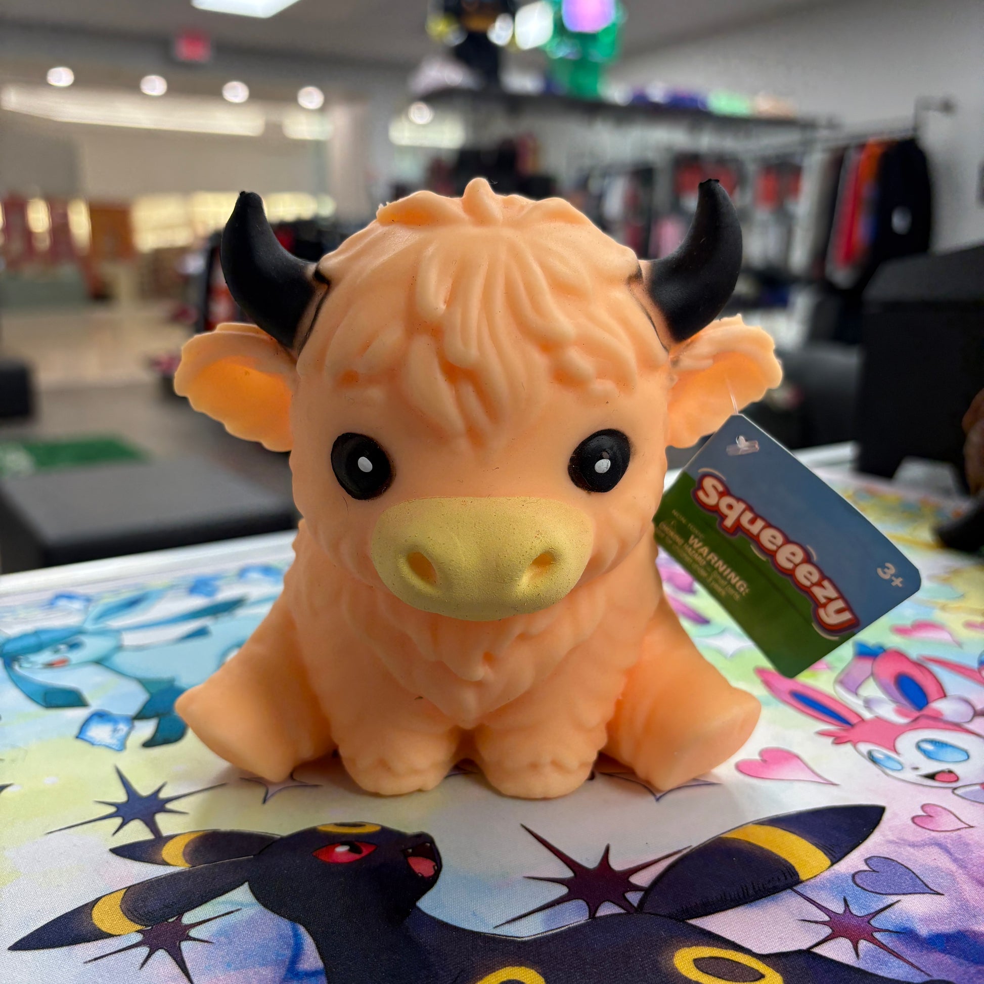Toy Mendous Squishy Highland Tan Cow