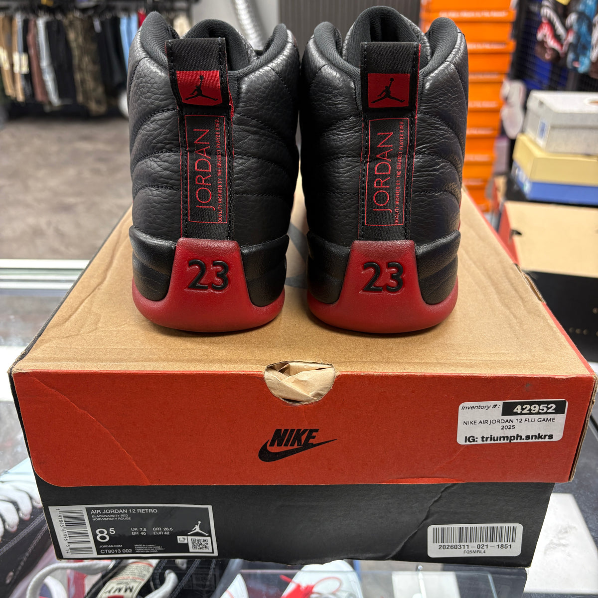 Jordan 12 Retro Flu Game (2025)